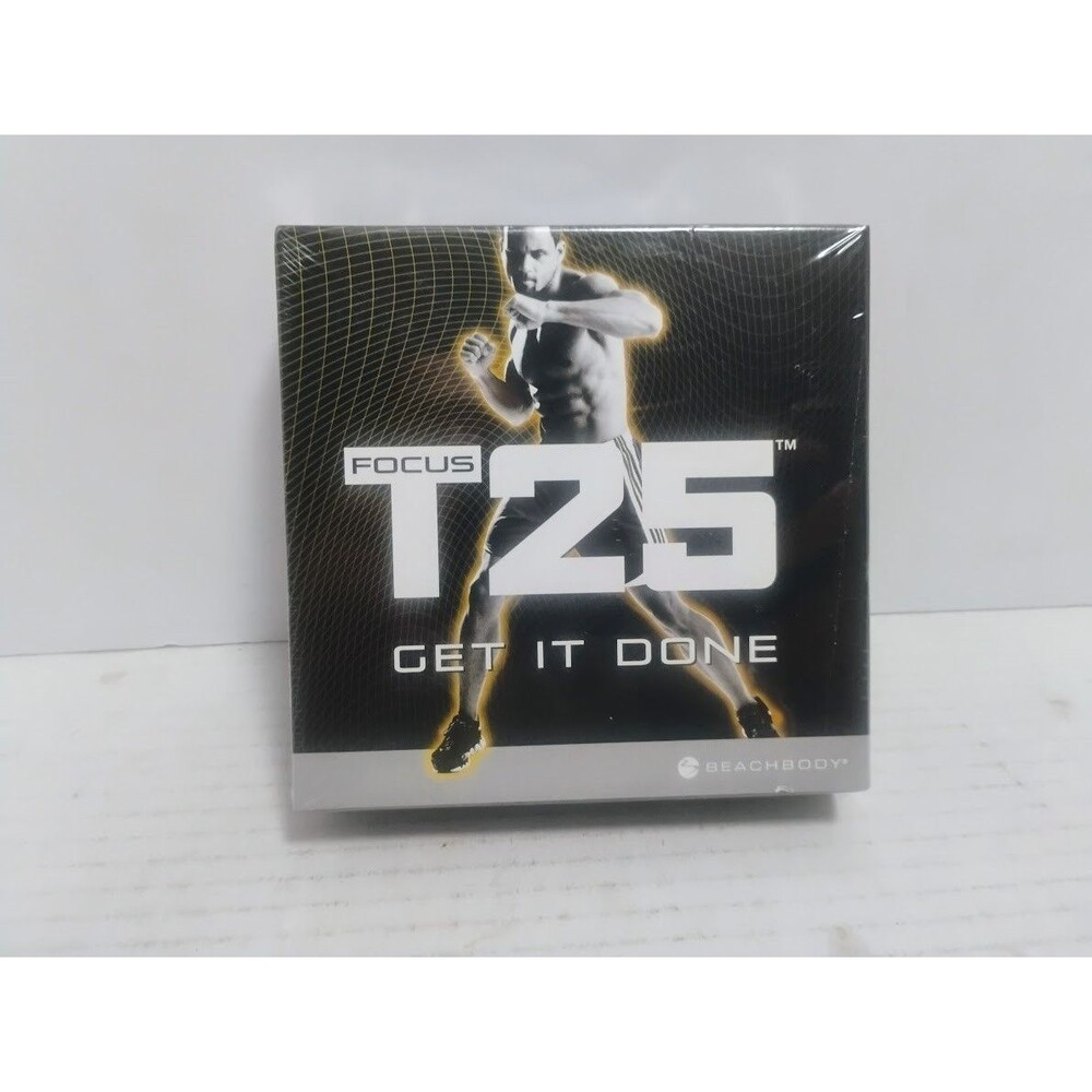 BEACHBODY FOCUS T25 GET IT DONE ALPHA + BETA WORKOUT DVD SET NEW SEALED